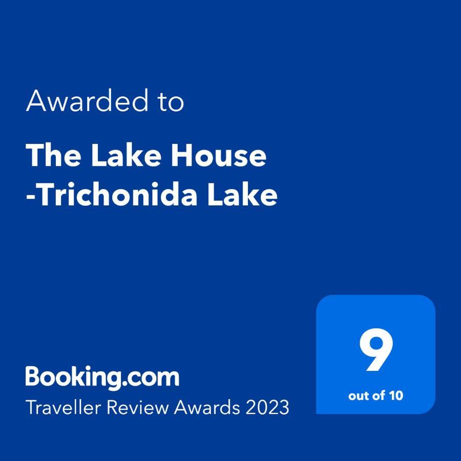 The Lake House" -Trichonida Lake Marathias  Kültér fotó