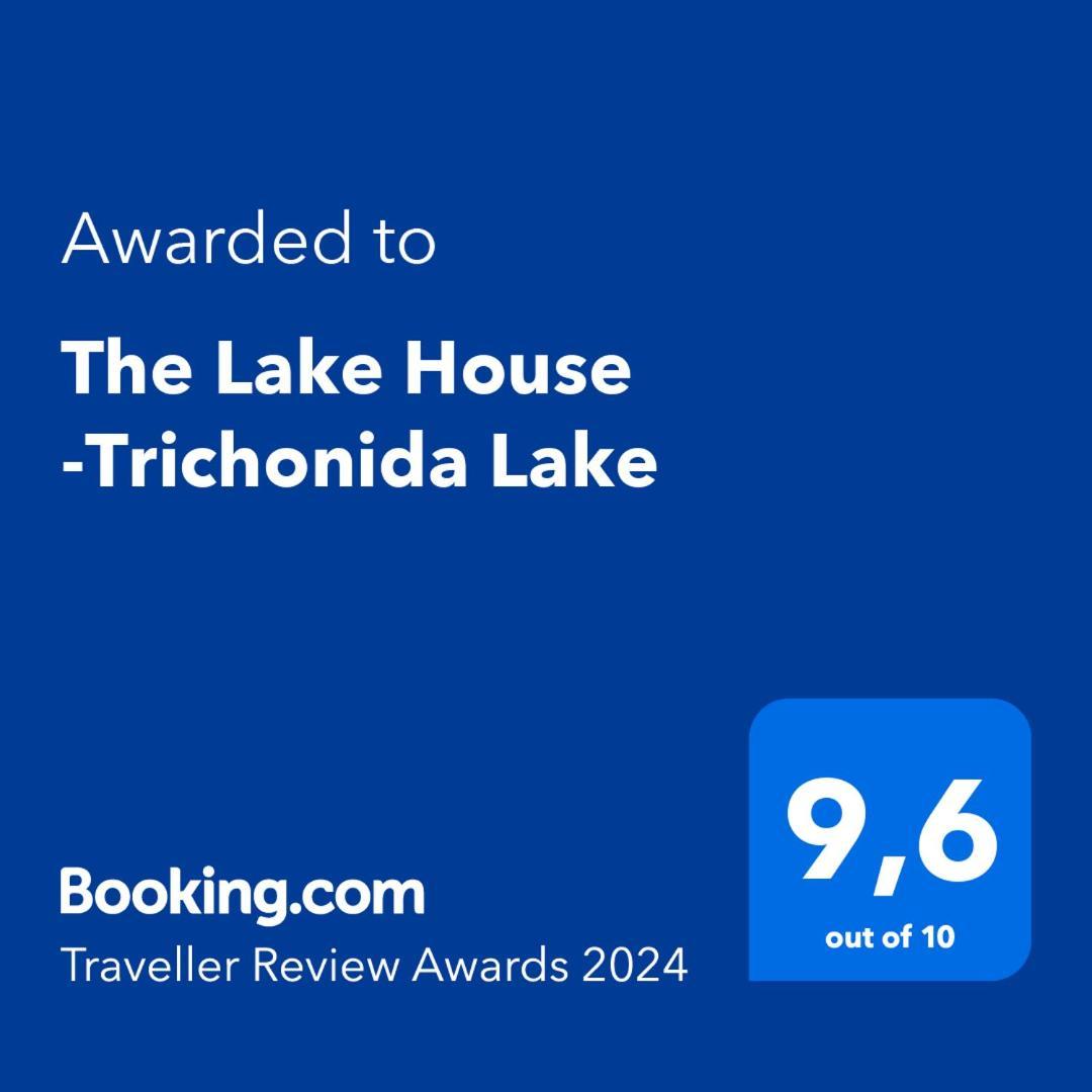 The Lake House" -Trichonida Lake Marathias  Kültér fotó